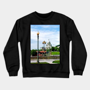 Providence RI - Capitol Building Seen from Waterplace Park Crewneck Sweatshirt